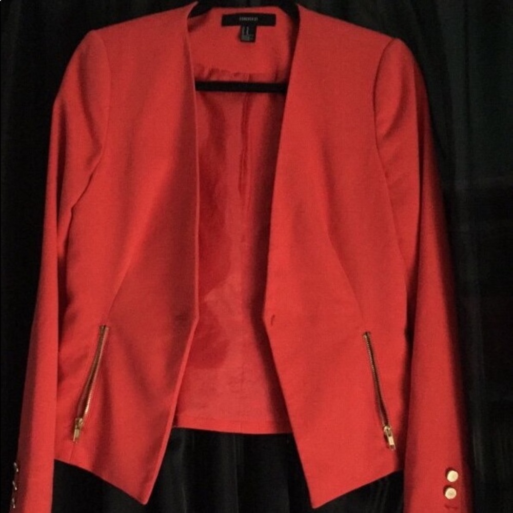 Red blazer